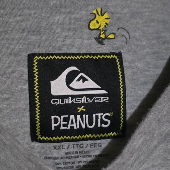 Quiksilver X Peanuts LS Crewneck - Peanuts Christmas Caroling - Gray - Sz XXL* - Picture 5 of 6
